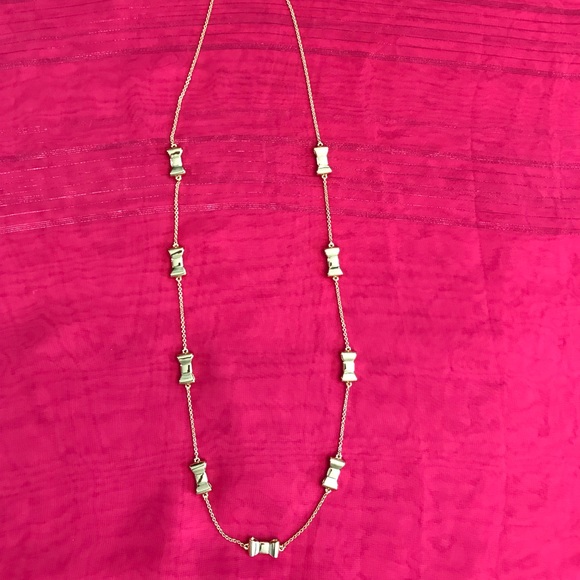 kate spade Jewelry - Kate Spade Gold Bow necklace